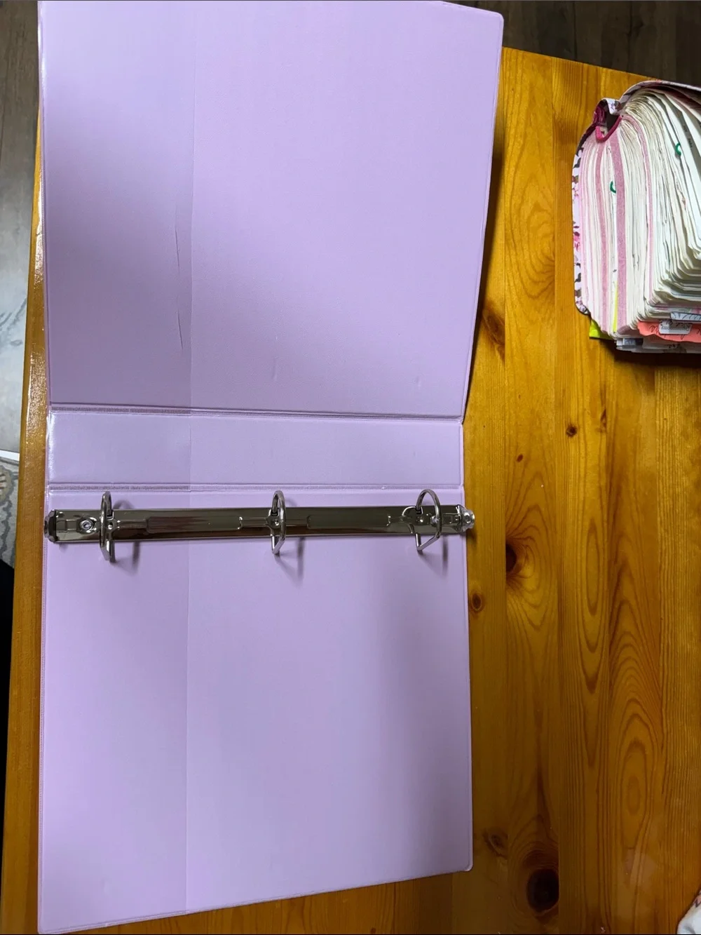 Lilac Square Binder